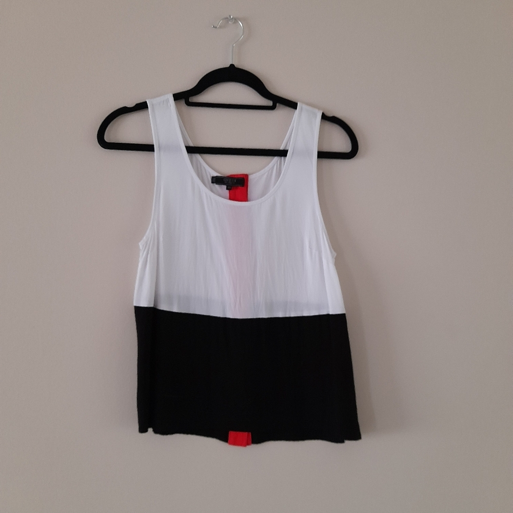 Guess Crop Tank with Red Stripe Size  XS